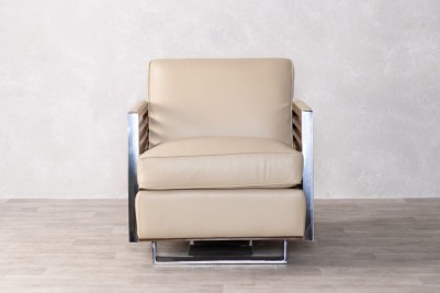 Cream Victory Armchair Front View